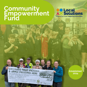 Community Empowerment Fund Drop-In event poster with details: Wednesday 2 October 2025, 1–3pm